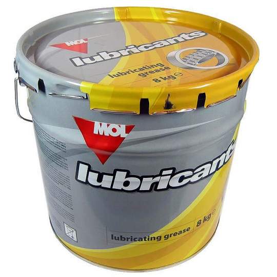 Unsoare pentru lagare, pe baza de litiu, MOL Liton LT 2EP, cutie (8 kg)