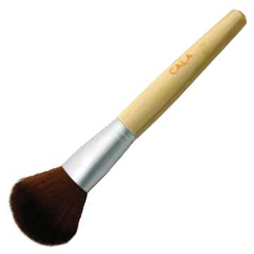 Pensula cosmetica profesionala pentru aplicare blush, maner lemn 13 cm (1 bucata)