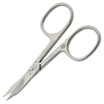 Forfecuta profesionala inox pentru unghii, manichiura, lame curbe subtiri, 9cm (1 bucata)