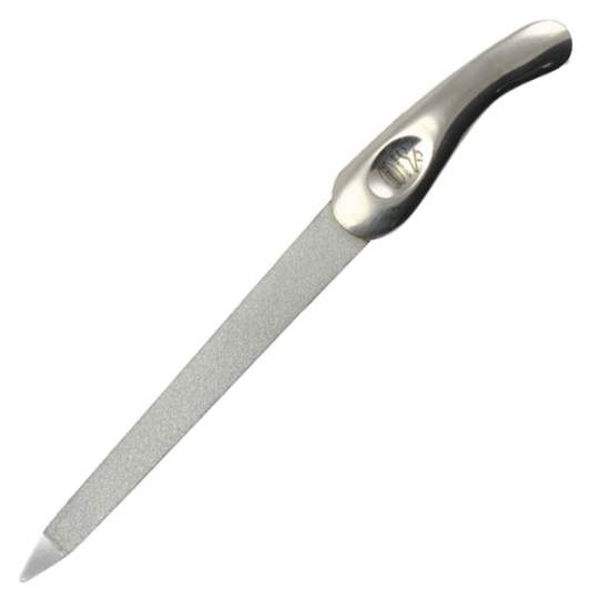 Pila unghii parte activa metal 6cm, maner plastic, sterilizabila, lungime totala 10cm