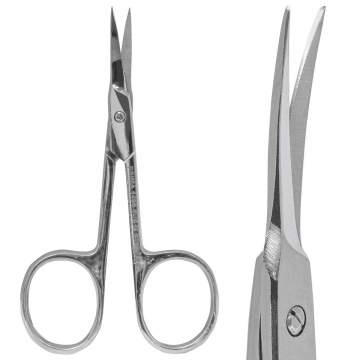 Forfecuta cuticule lame cu varfuri curbe, subtiri, lungime totala 9cm (1 bucata)