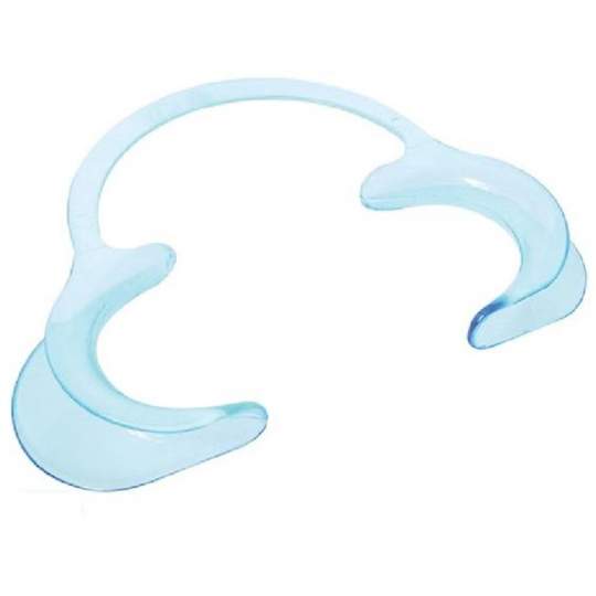 Departator bucal bicomisural, transparent, plastic, L-130x92x21 mm, M-118x85x17 mm, S-97x70x15mm (1 pereche)