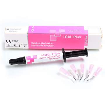 Hidroxid de calciu cu iodoform - 1 seringa (3gr) si 5 varfuri - I-Cal PLus (1 set)