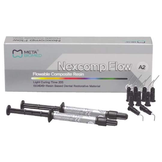 NEXCOMP Flow 2gr x 2 seringa, compozit fluid B2, 10 varfuri (1cutie)