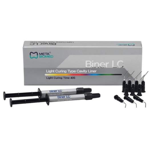 Biner LC light curing cavity liner, 2 seringi x 2g