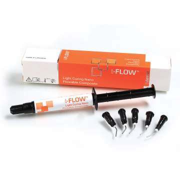 Compozit fluid i-FLOW A3 pentru restaurarea cavitatilor, seringa 5 gr + 5 varfuri (1cutie)