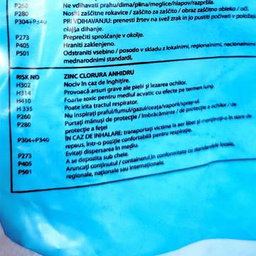 Clorura de Zinc Heptahidrat (sac 25 Kg)