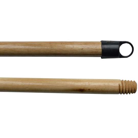 Coada din lemn cu filet, lacuita, lungime 1,2 metri, pentru mop sau matura