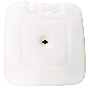 Suport umbrela plaja 50L - alb / verde