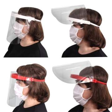 Viziera avizata tehnic si medical, protectie totala fata, rabatabila, circumferinta ajustabila (1 bucata)