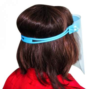 Viziera avizata tehnic si medical, protectie totala fata, rabatabila, circumferinta ajustabila (1 bucata)