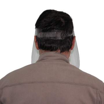 Viziera medicala, protectie totala fata, fixa, circumferinta ajustabila (1 bucata)