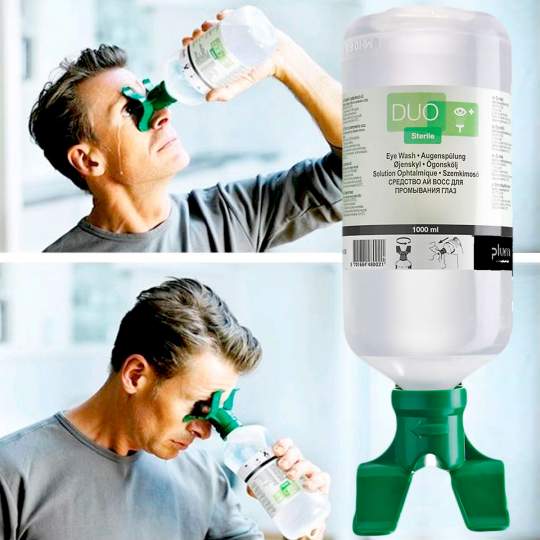 Lichid spalarea ochilor contaminati cu impuritati fizice Plum Eyewash DUO (1000ml)