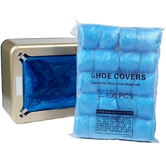 Acoperitori incaltaminte pentru dispenser cu clema T (100 bucati)