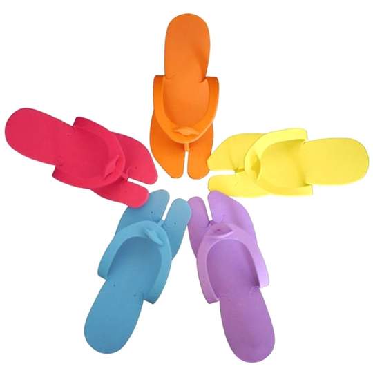 Papuci colorati talpa EVA antiderapanta 12 perechi (1 set)