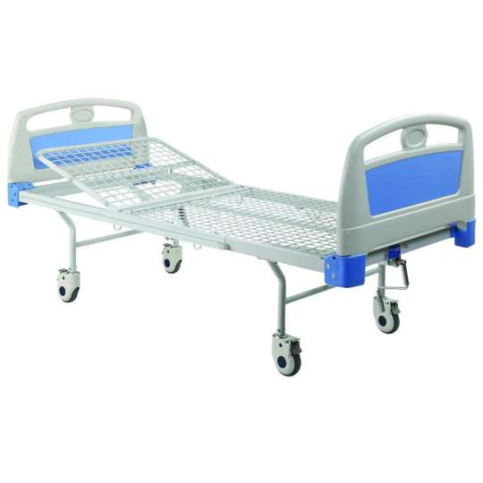 Pat spital cu 1 manivela de ridicare, fara saltea, fara laterale