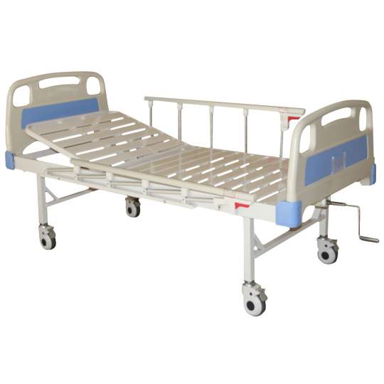 Pat spital 1 sectiune, fara saltea, laterale incluse