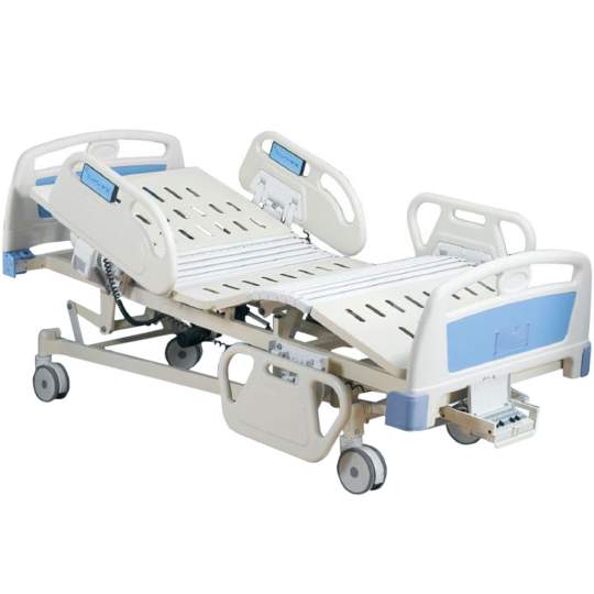 Pat spital, ATI, electric, 3 telecomenzi, fara saltea, laterale incluse Pat spital, ATI, electric, 3 telecomenzi, fara saltea, laterale incluse