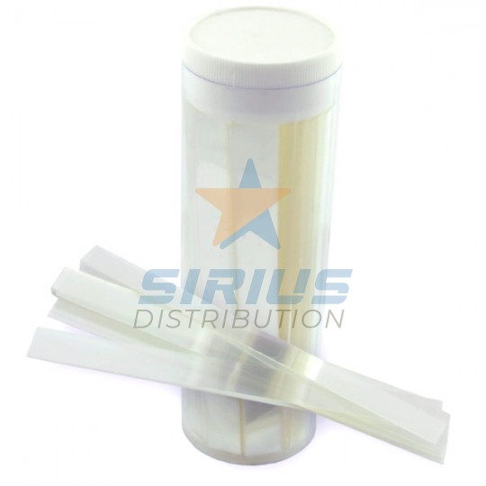 Benzi plastic (mylar) pentru realizarea matricilor, 1x10cm, transparente (100 bucati)