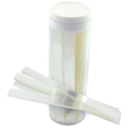 Benzi plastic (mylar) pentru realizarea matricilor, 1x10cm, transparente (100 bucati)