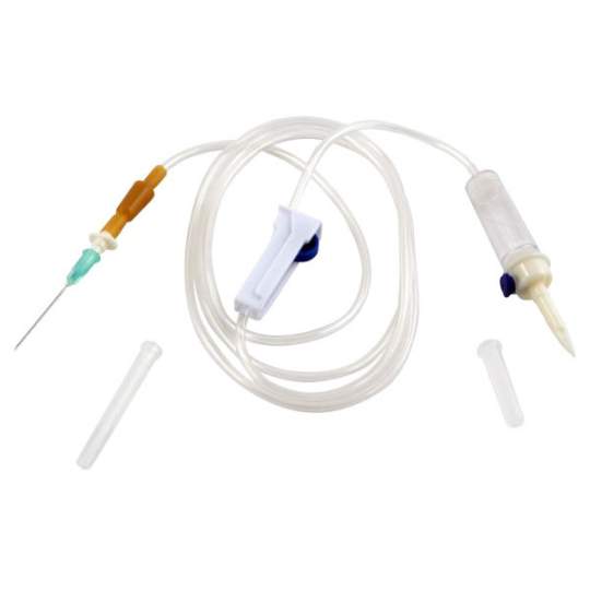 Trusa perfuzie sterila cu ac 21G spike plastic luer lock (25 bucati)