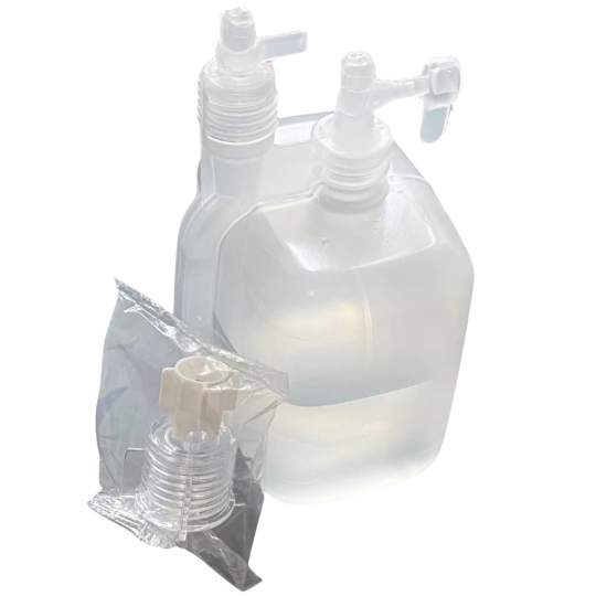 Barbotor umidificator oxigen preumplut cu apa sterila 340ml (1 bucata)