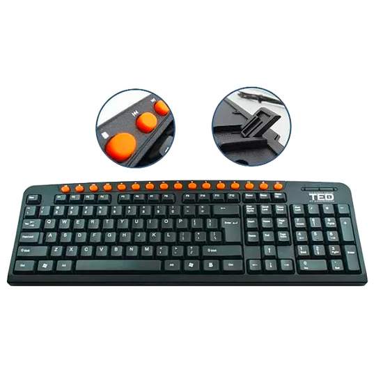 Tastatura USB Multimedia Orange TED-K-5 TED Electric
