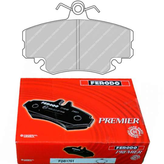Placute frana Ferodo pentru Logan (set 4 buc.)