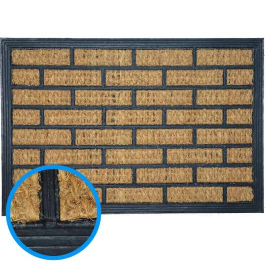 Pres intrare (covoras) cocos Bricks 60*40 cm