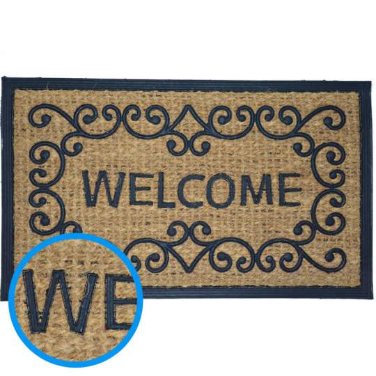 Pres intrare (covoras) cocos Welcome 75*45 cm (tip 4) 