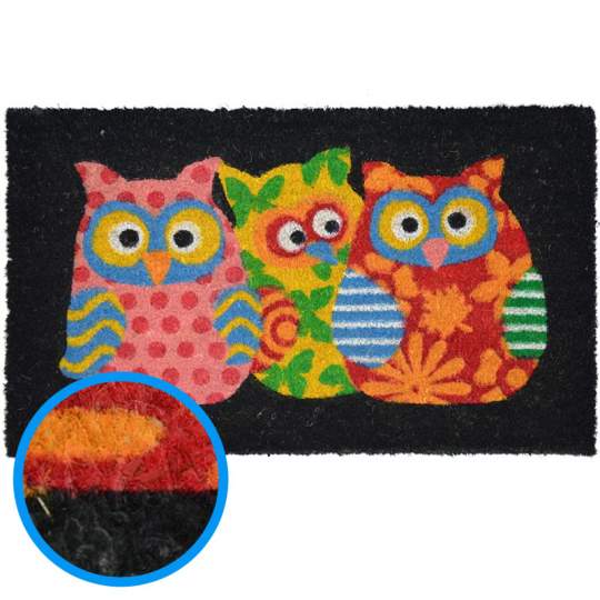 Pres intrare (covoras) cocos vopsit Friends 75*45 cm