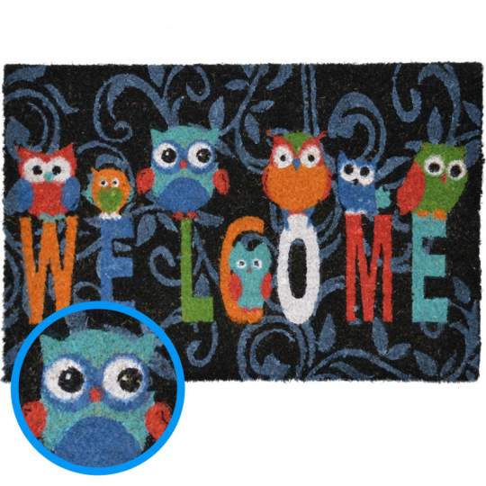 Pres intrare (covoras) cocos vopsit Welcome 60*40 cm (tip 1)