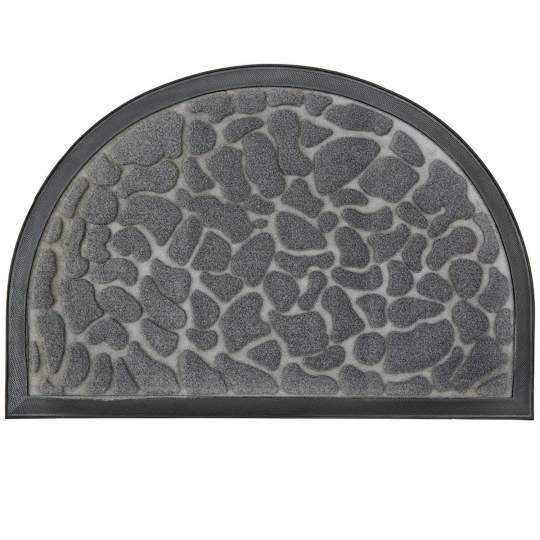 Covoras mocheta semiluna, 60x40 cm, Stone - Gri (1 bucata)