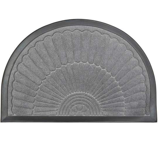 Pres mocheta semiluna, 60x40 cm, Ray - Gri (1 bucata)