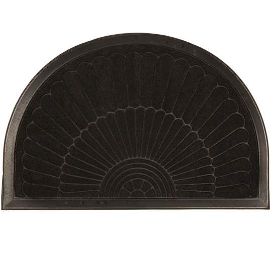Pres mocheta semiluna, 60x40 cm, Ray - Negru (1 bucata)
