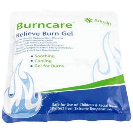 Comprese arsuri 10x10 cm impregnate cu gel calmant 40g, sterile (1 bucata)