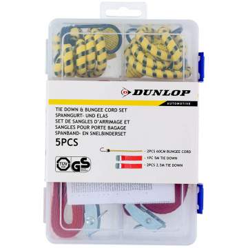 Chingi elastice fixare marfa, 5 bucati - Dunlop (1 cutie)
