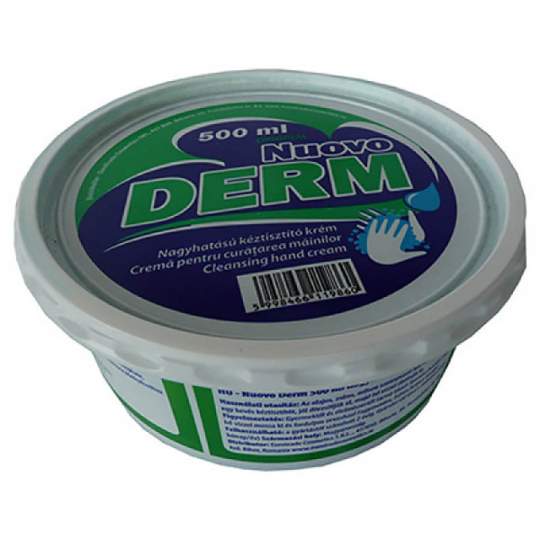Crema pentru curatarea eficienta a mainilor muncitorilor ce lucreaza in industrie, Nuovo Derm 500 ml