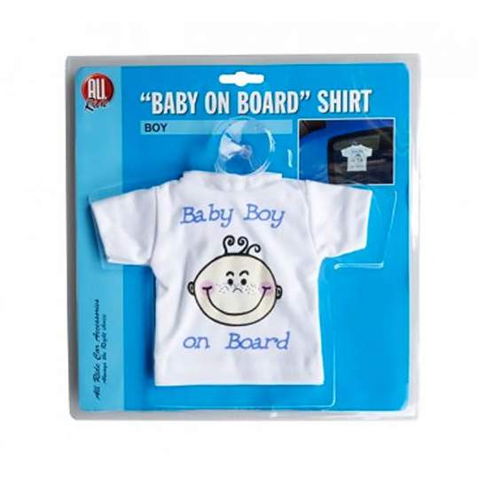 Decoratie baby on bord baieti