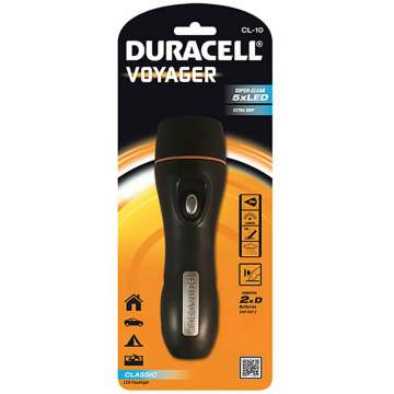 Lampa Voyager 5led 2xd cl-10, Duracell