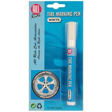 Marker pentru anvelope alb