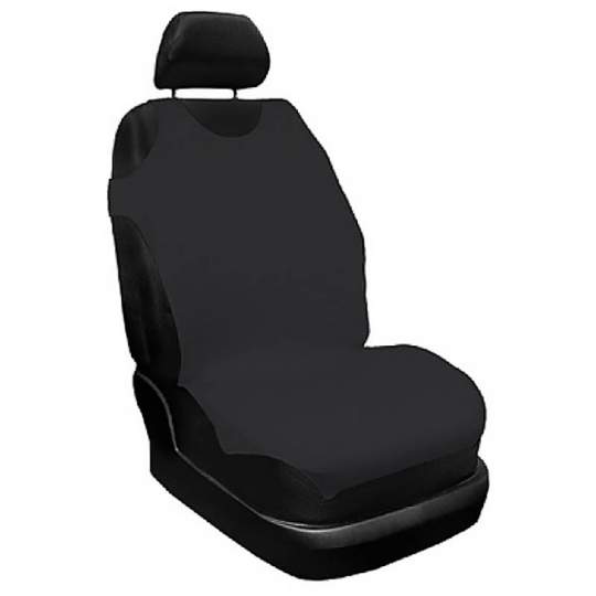 Set husa scaun, tip maieu, negru 2 buc., Carmax