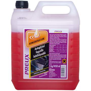Antigel concentrat la -35°C bidon 5 kg, rosu - Prelix