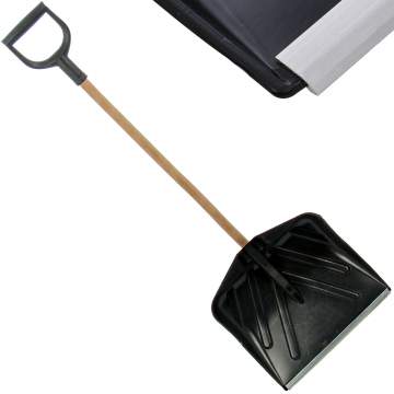Lopata deszapezire plastic cu coada din lemn