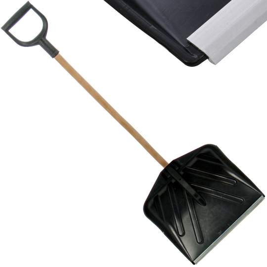 Lopata deszapezire plastic cu coada din lemn Lopata deszapezire plastic cu coada din lemn