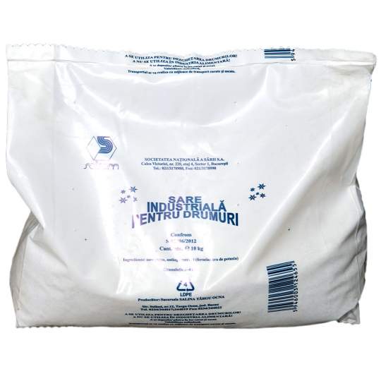 Sare pentru deszapezire drumuri, sac 25 Kg