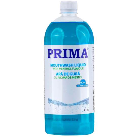 Apa de gura 1L aroma de menta si clorhexidina 0.20% (1 bucata)