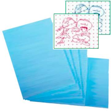 Bavete - Campuri PE + hartie imprimate (baieti - albastru / fete - roz) 33x45cm (500 buc)