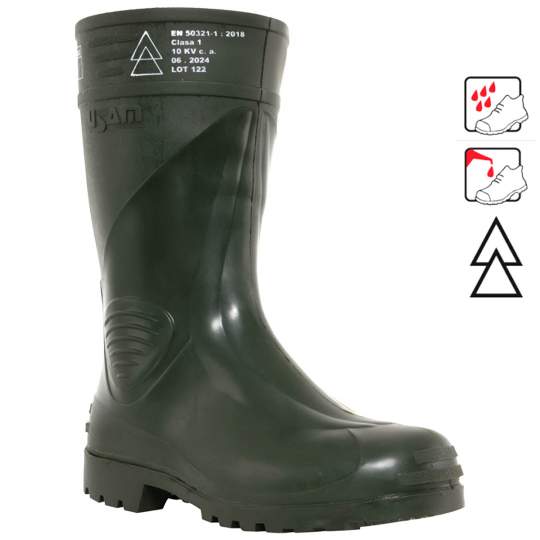 Cizme electroizolante Medie Tensiune Clasa electrica 1, tensiune de lucru max. 7500V