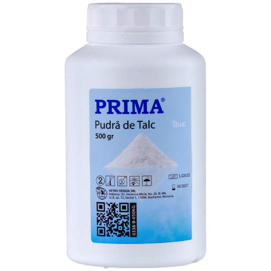 Pudra de Talc farmaceutica (borcan 500g)